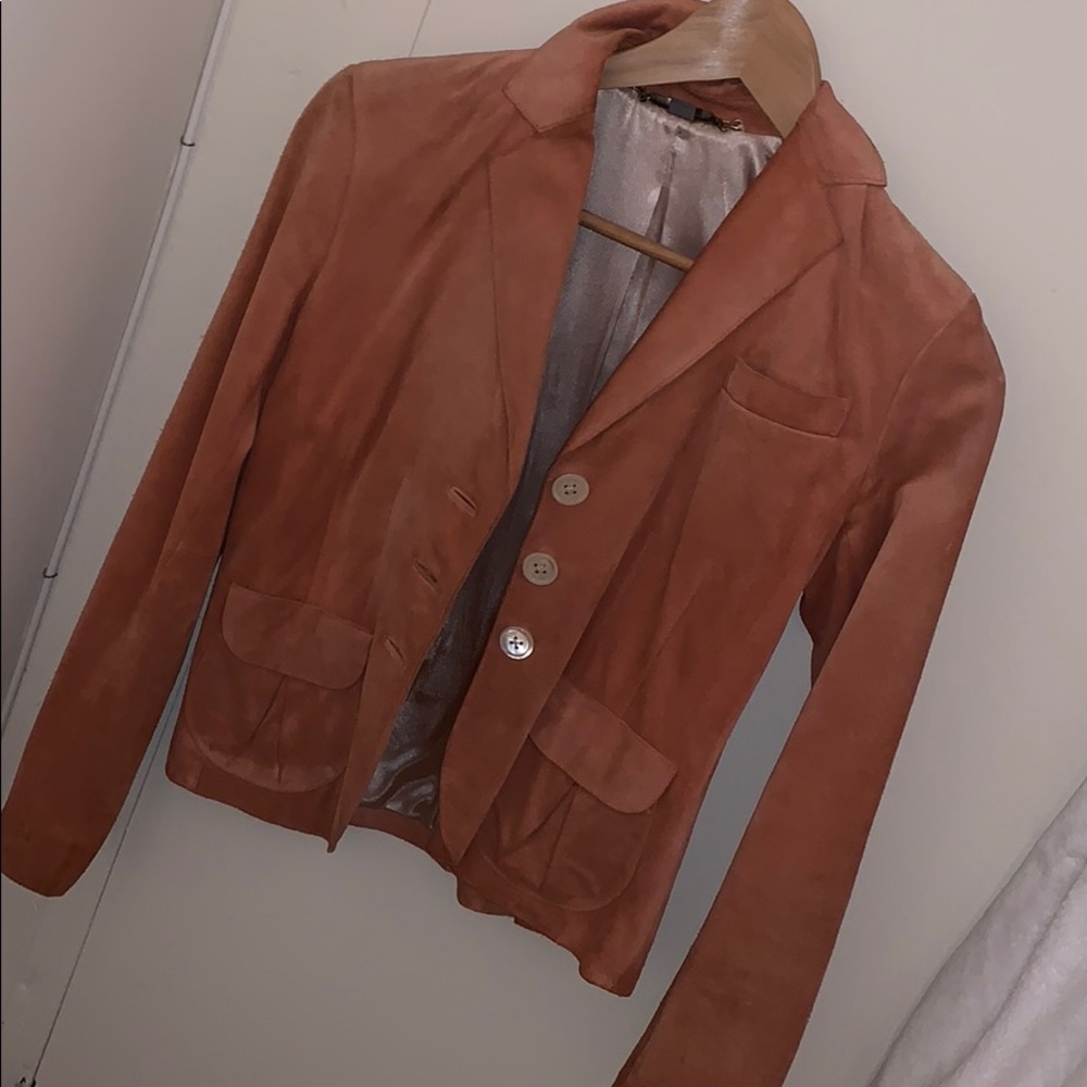 Ann Taylor Suede Blazer